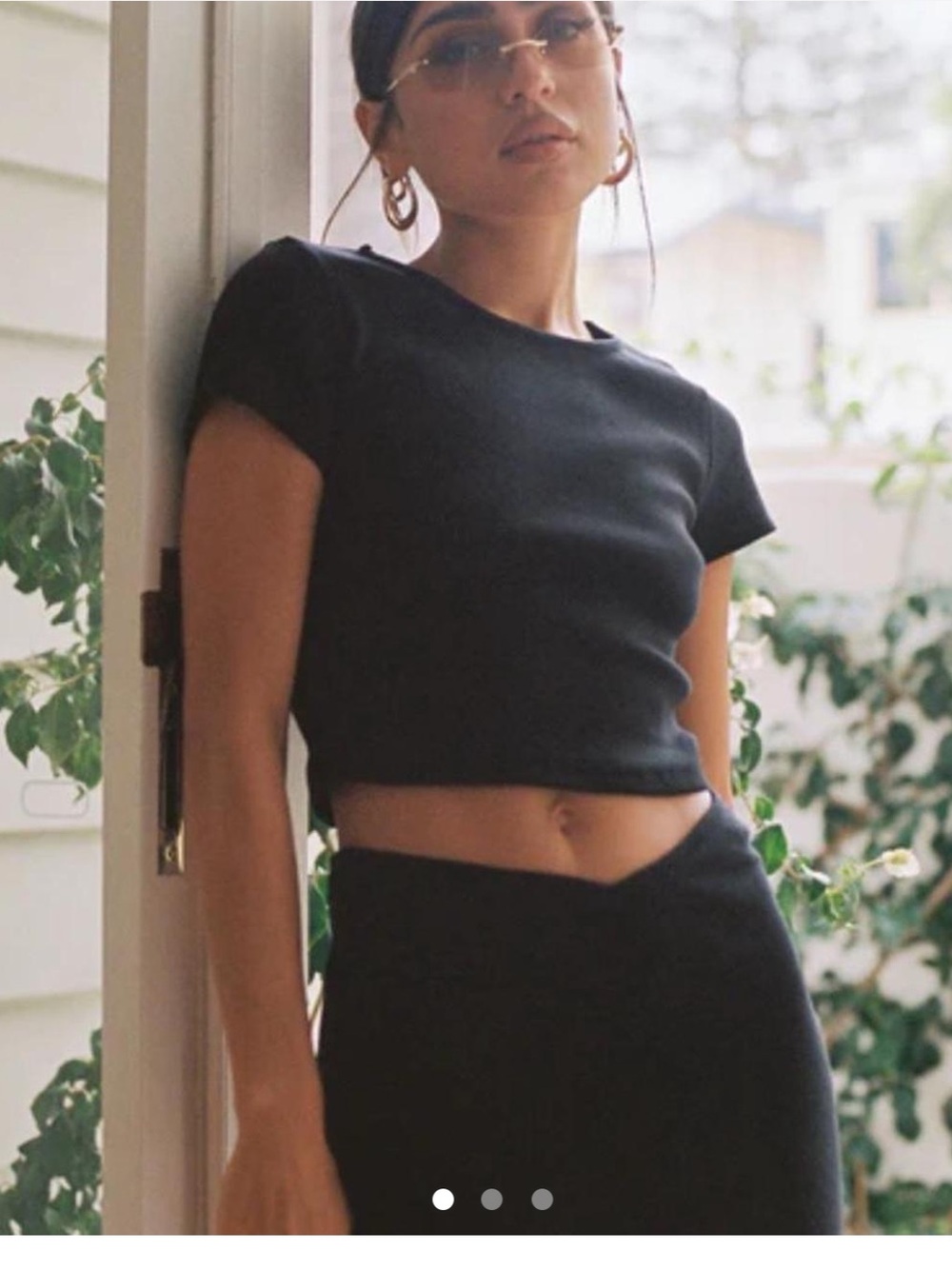 Princess Polly Black Two-Piece Maxi Skirt Set